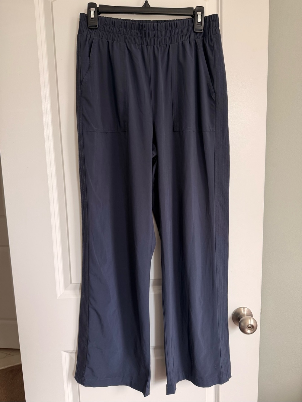 SOMA Navy Elastic-Waist Casual Pants